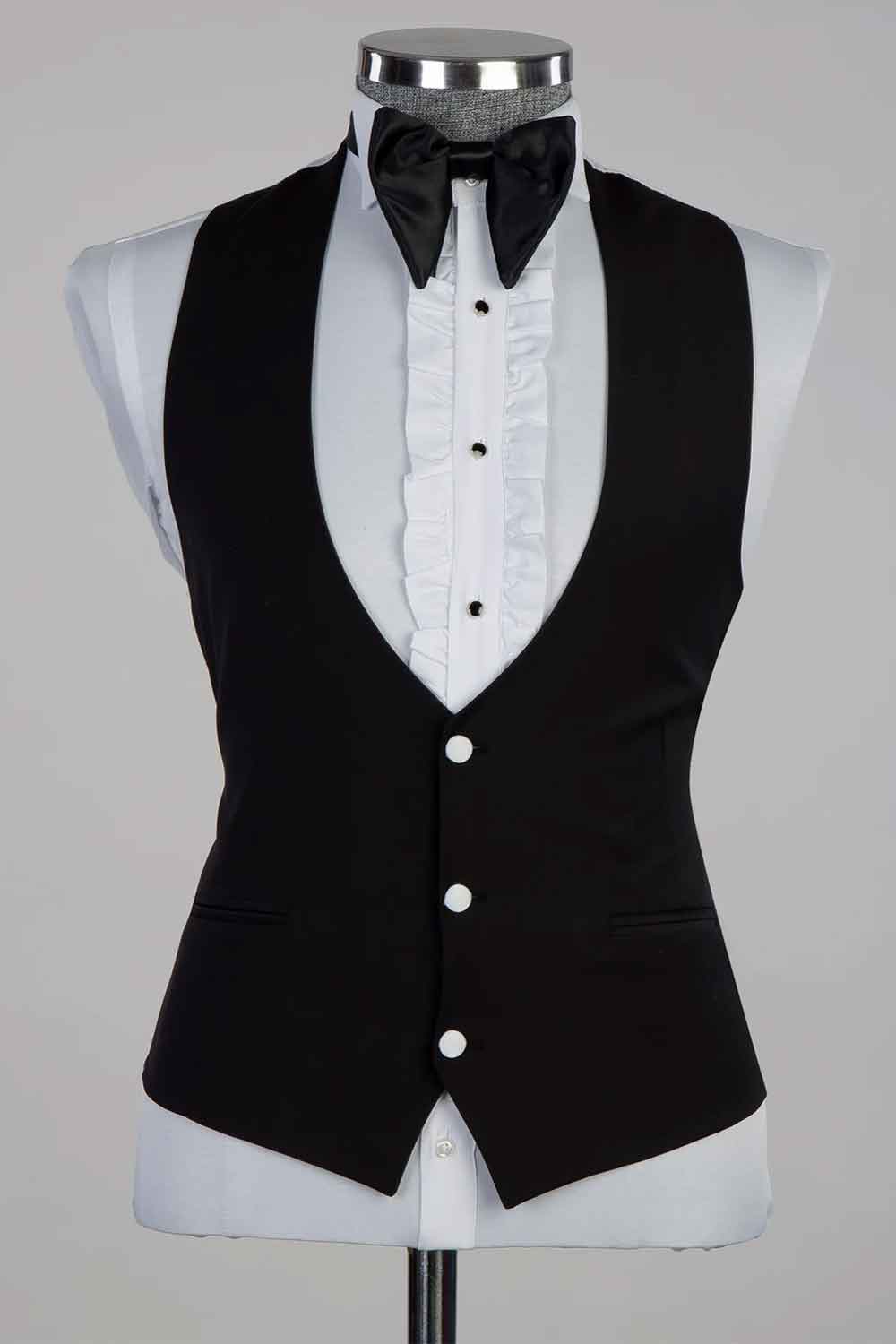 Sequins Shawl Lapel 3-piece Tuxedo