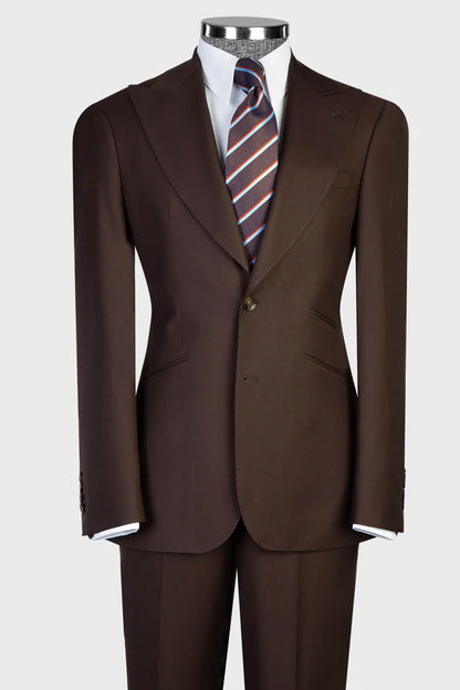 Chic Wide Peak Lapel 3-piece Suit