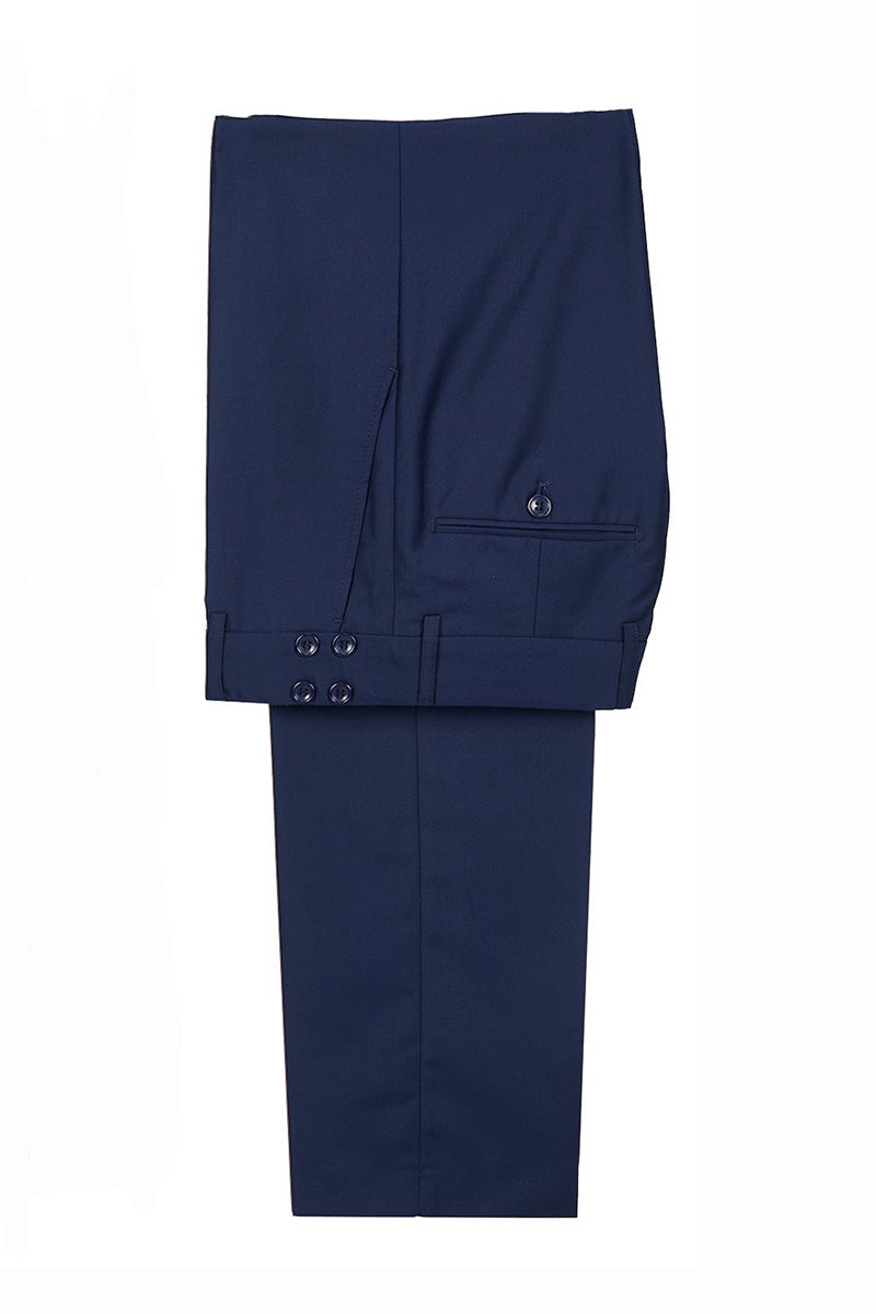 Classic Navy 2-piece Suit for Prom