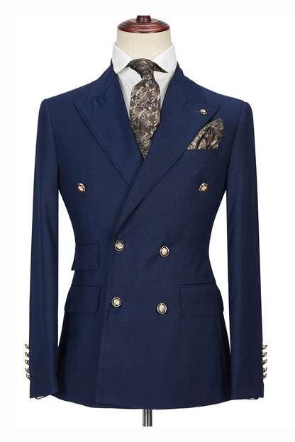 Classic Navy 2-piece Suit for Prom
