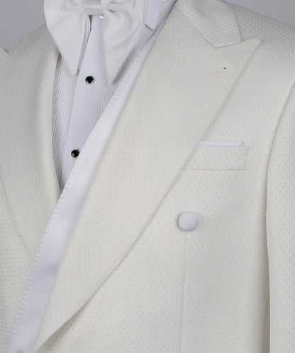White 2-piece Double-breasted Outfit