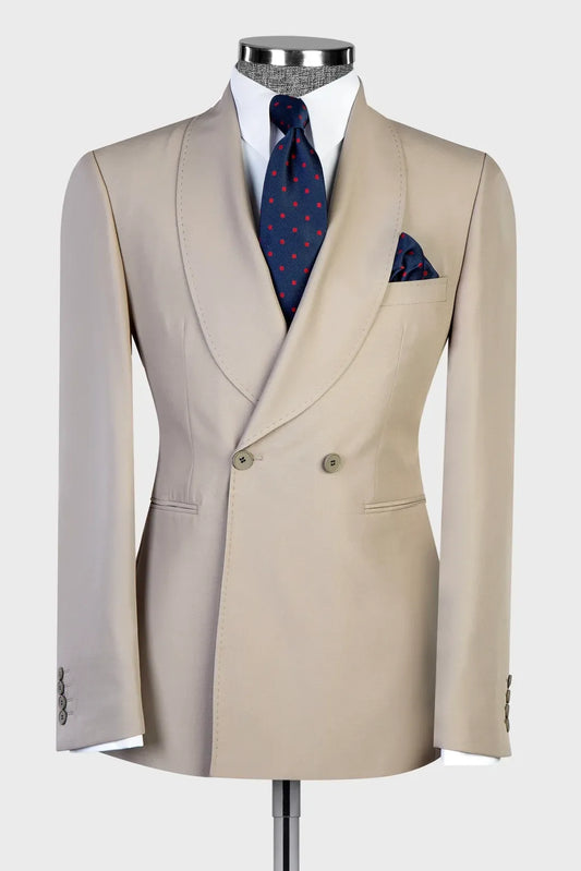 Two-button Shawl Lapel 2-piece Suit