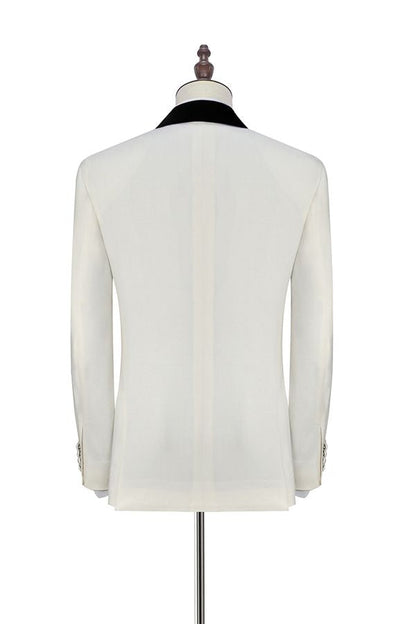 White Classic Wedding Tuxedos 2-piece Suit