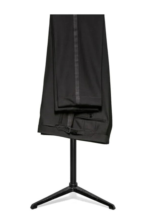 Dark Purple Jacquard One Button Shawl Lapel Tuxedo