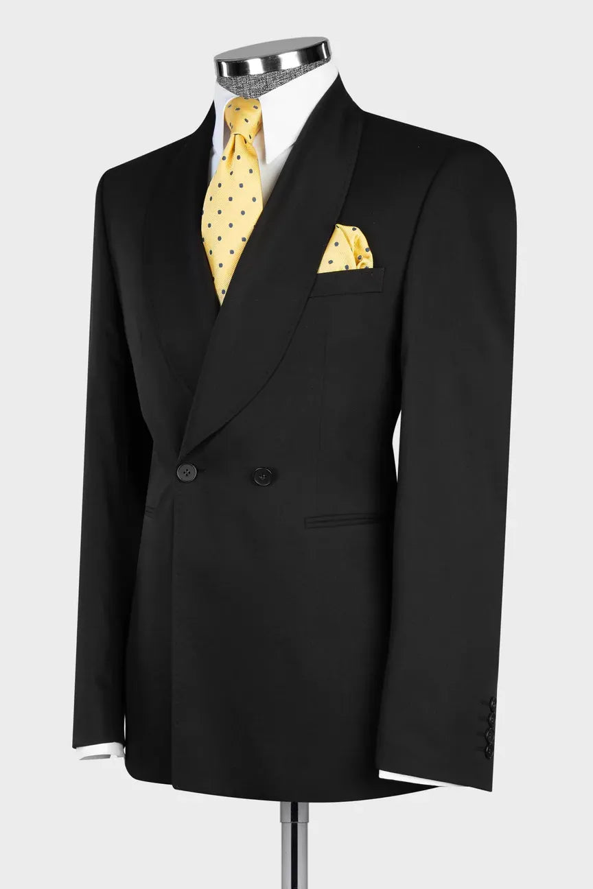 Two-button Shawl Lapel 2-piece Suit