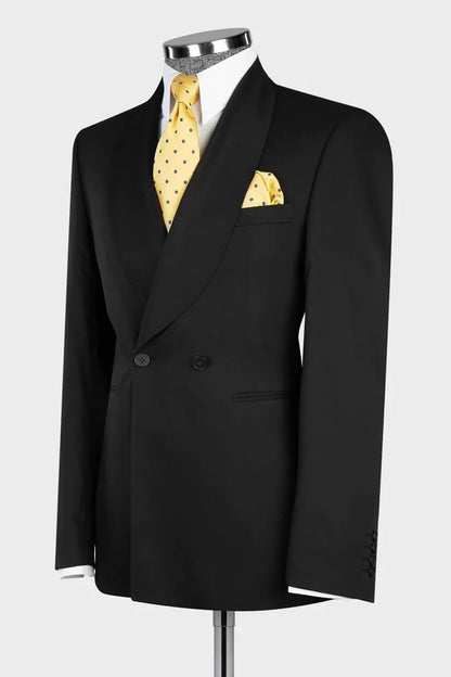 Two-button Shawl Lapel 2-piece Suit