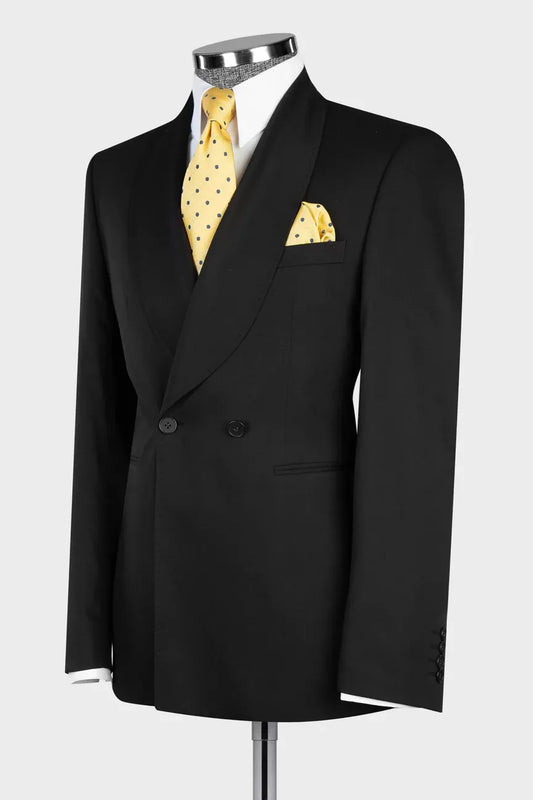 Two-button Shawl Lapel 2-piece Suit