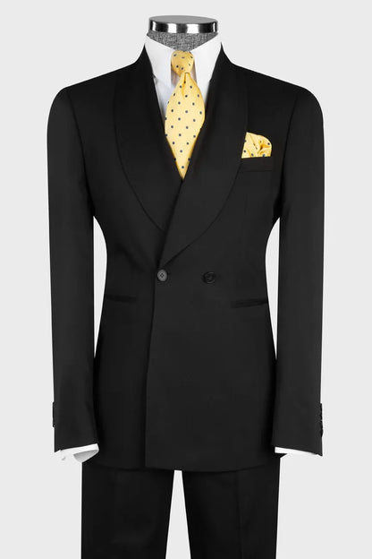 Two-button Shawl Lapel 2-piece Suit