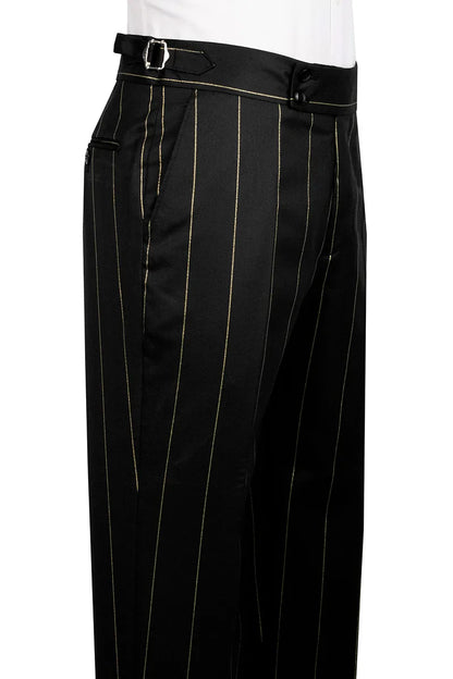 Striped Double-breasted 2-piece Suit