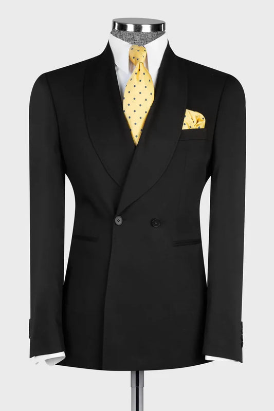 Two-button Shawl Lapel 2-piece Suit
