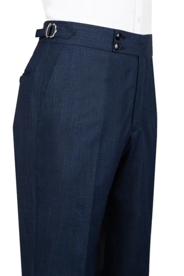 Plaid Double-breasted 2-piece Suit