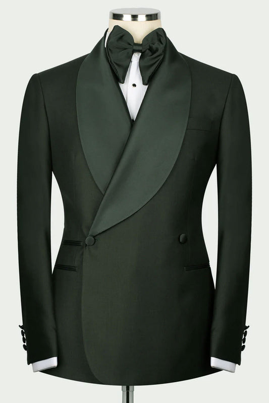Green Shawl Lapel 2-piece Suit Wedding & Prom Tuxedo