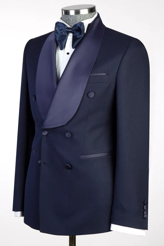 Shawl Lapel Double-breasted 2-piece Tuxedo
