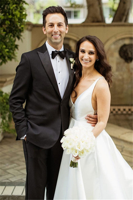 New in Black Designs Mens Two-piece Suits Wedding Suit