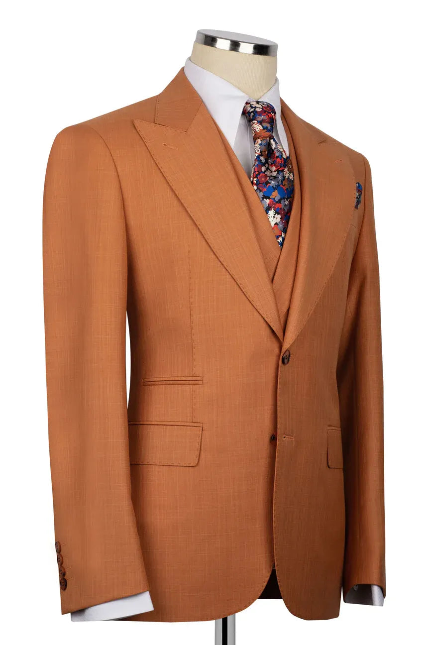 Wide Lapel 3-piece Suit