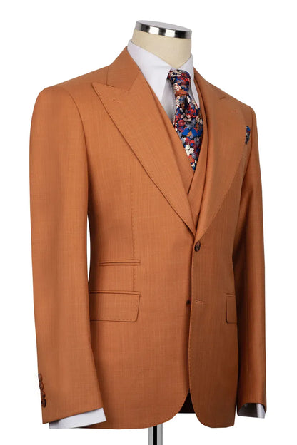 Wide Lapel 3-piece Suit