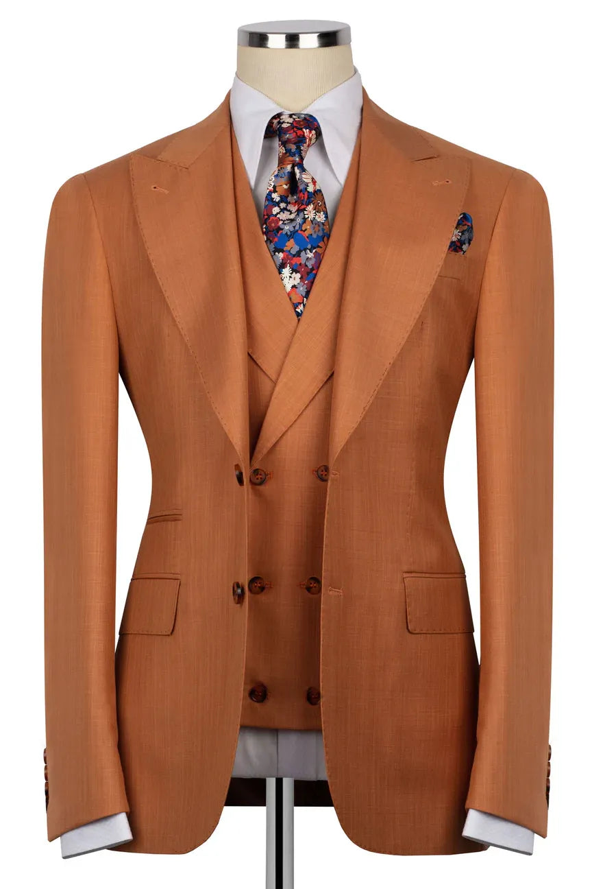 Wide Lapel 3-piece Suit
