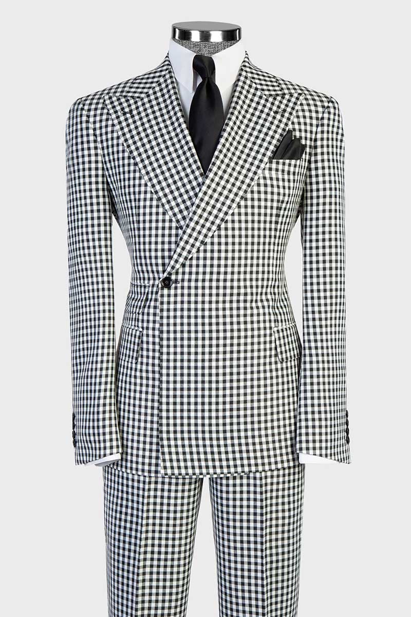 The Micro-check 2-piece Suit