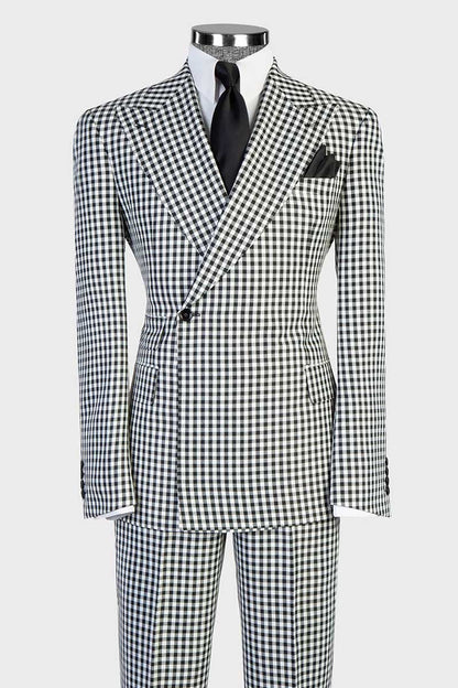 The Micro-check 2-piece Suit