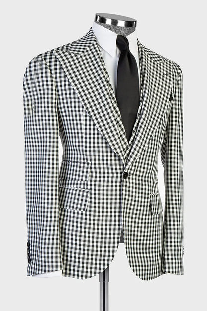 The Micro-check 3-piece Suit