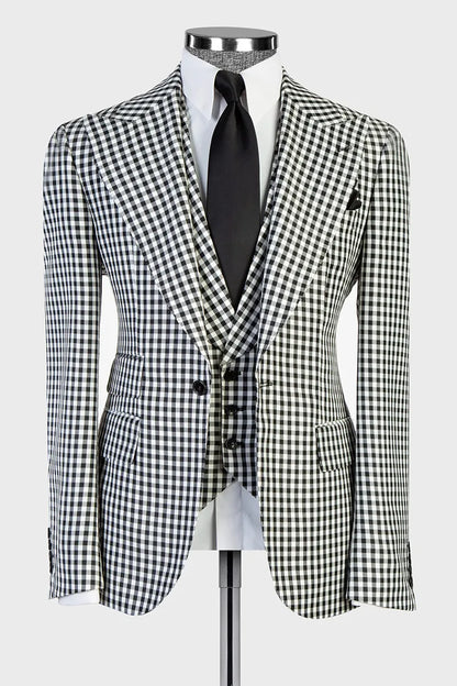 The Micro-check 3-piece Suit
