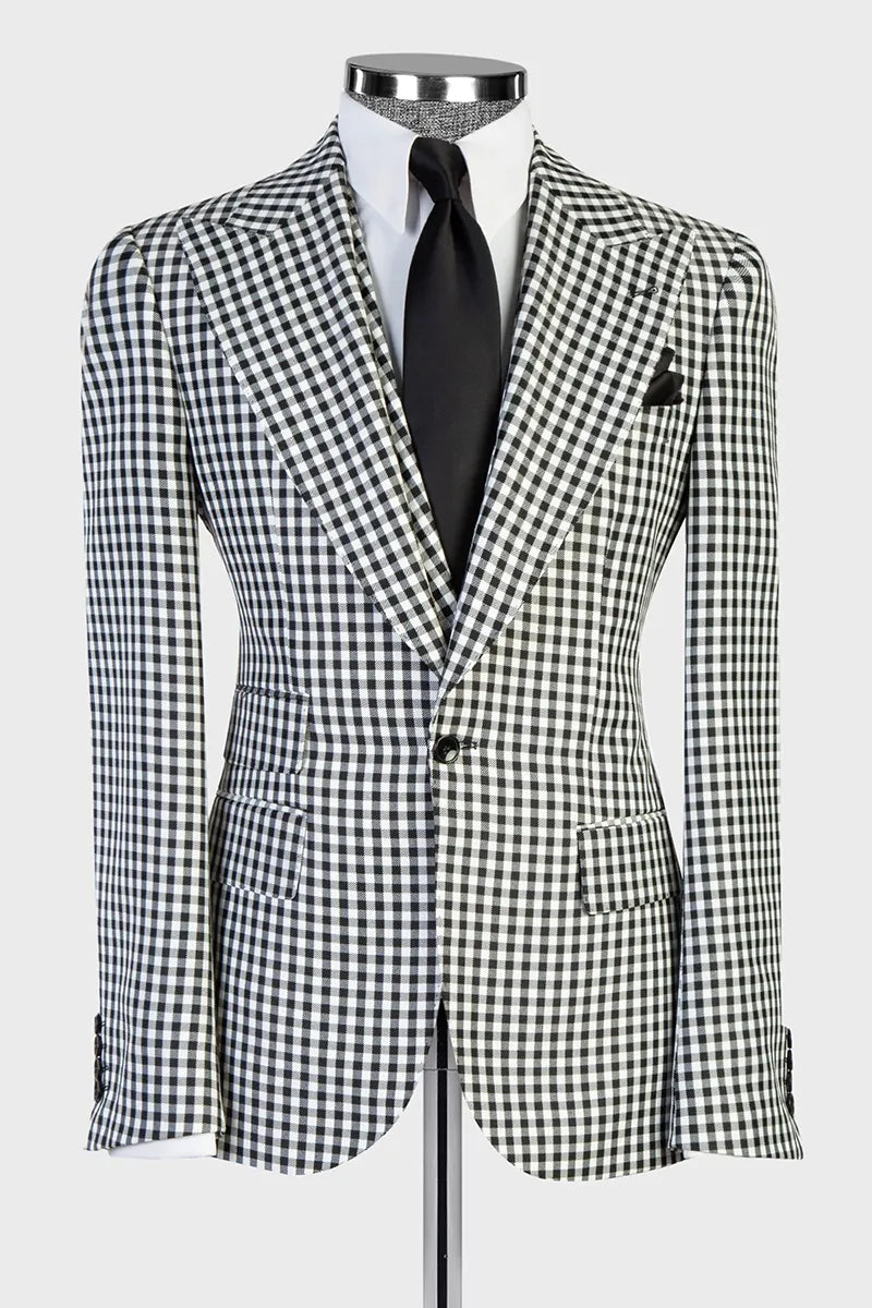 The Micro-check 3-piece Suit