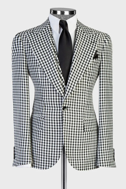 The Micro-check 3-piece Suit