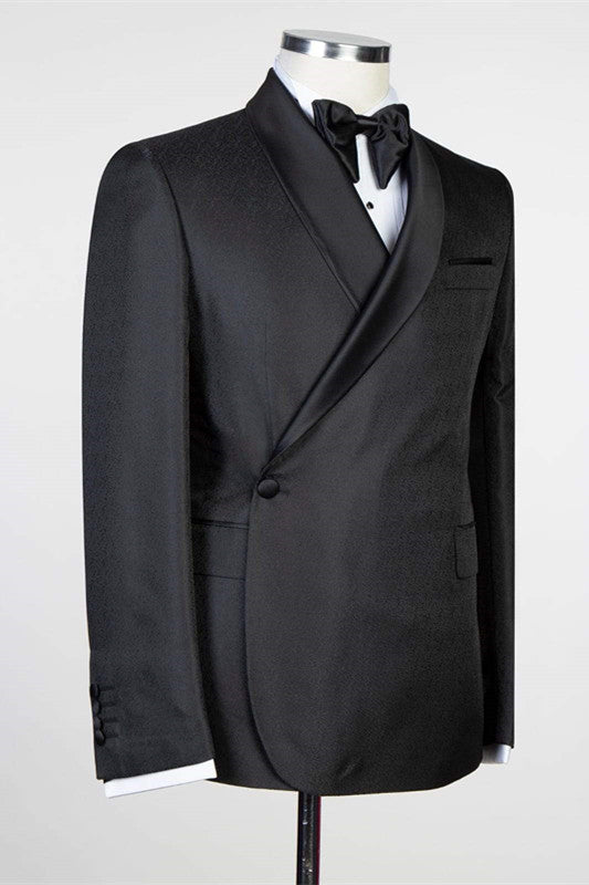 Black Best Wedding Suits with Shawl Lapel