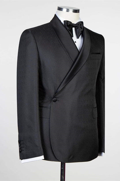 Black Best Wedding Suits with Shawl Lapel
