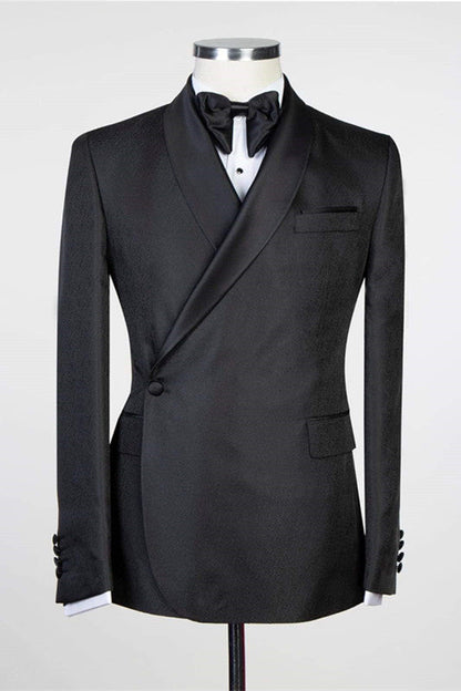 Black Best Wedding Suits with Shawl Lapel