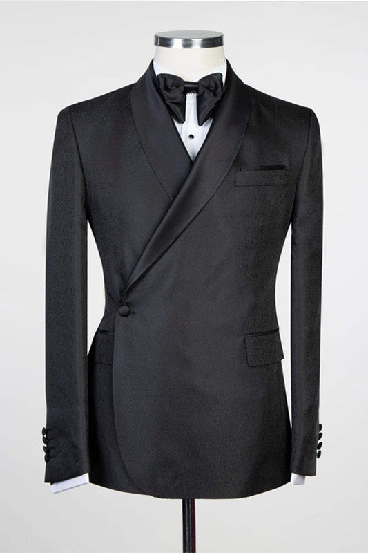 Black Best Wedding Suits with Shawl Lapel