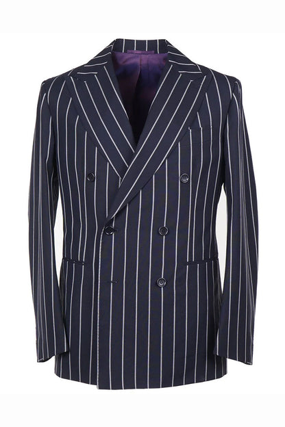 Stripe Double-breasted 2-piece Suit