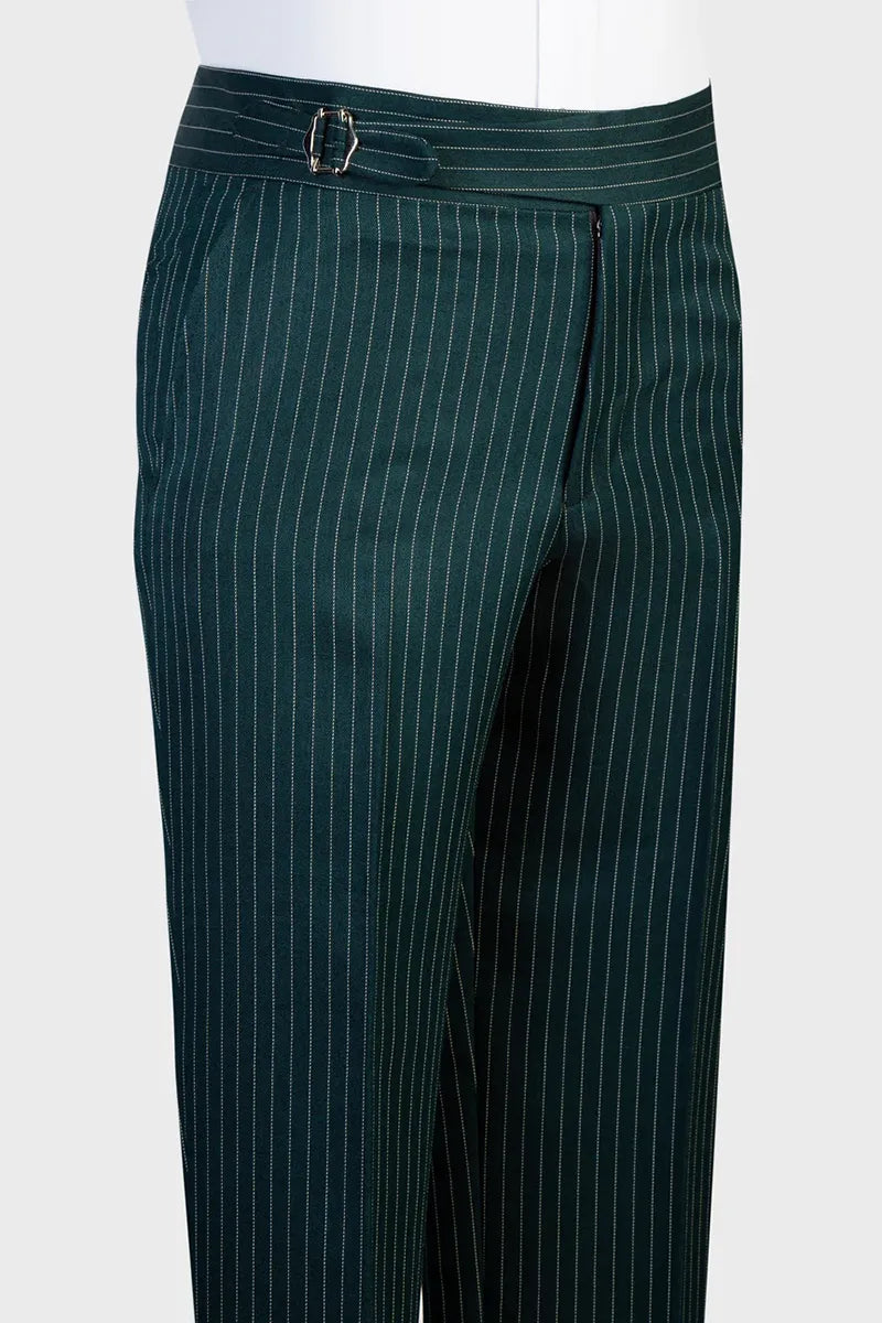 Striped Shawl Lapel 2-piece Suit