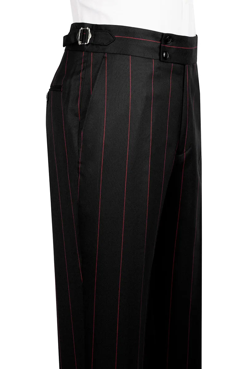 Striped Double-breasted 2-piece Suit