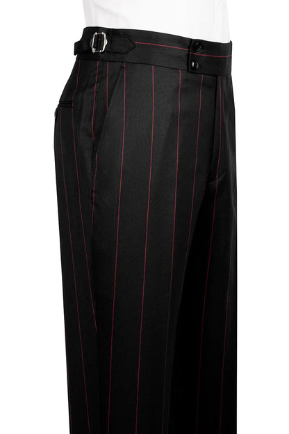 Striped Double-breasted 2-piece Suit