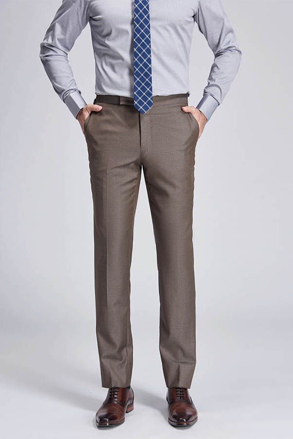 Top Coffee One Button Men's Suits for Business