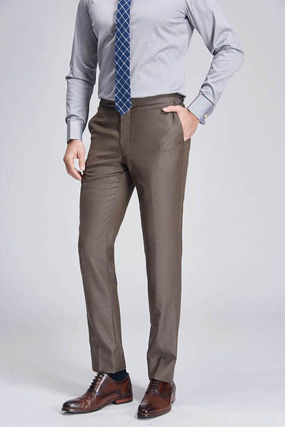 Top Coffee One Button Men's Suits for Business
