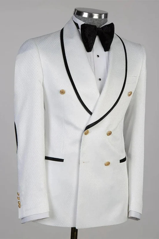 Double-breasted 2-piece Blazer Suit